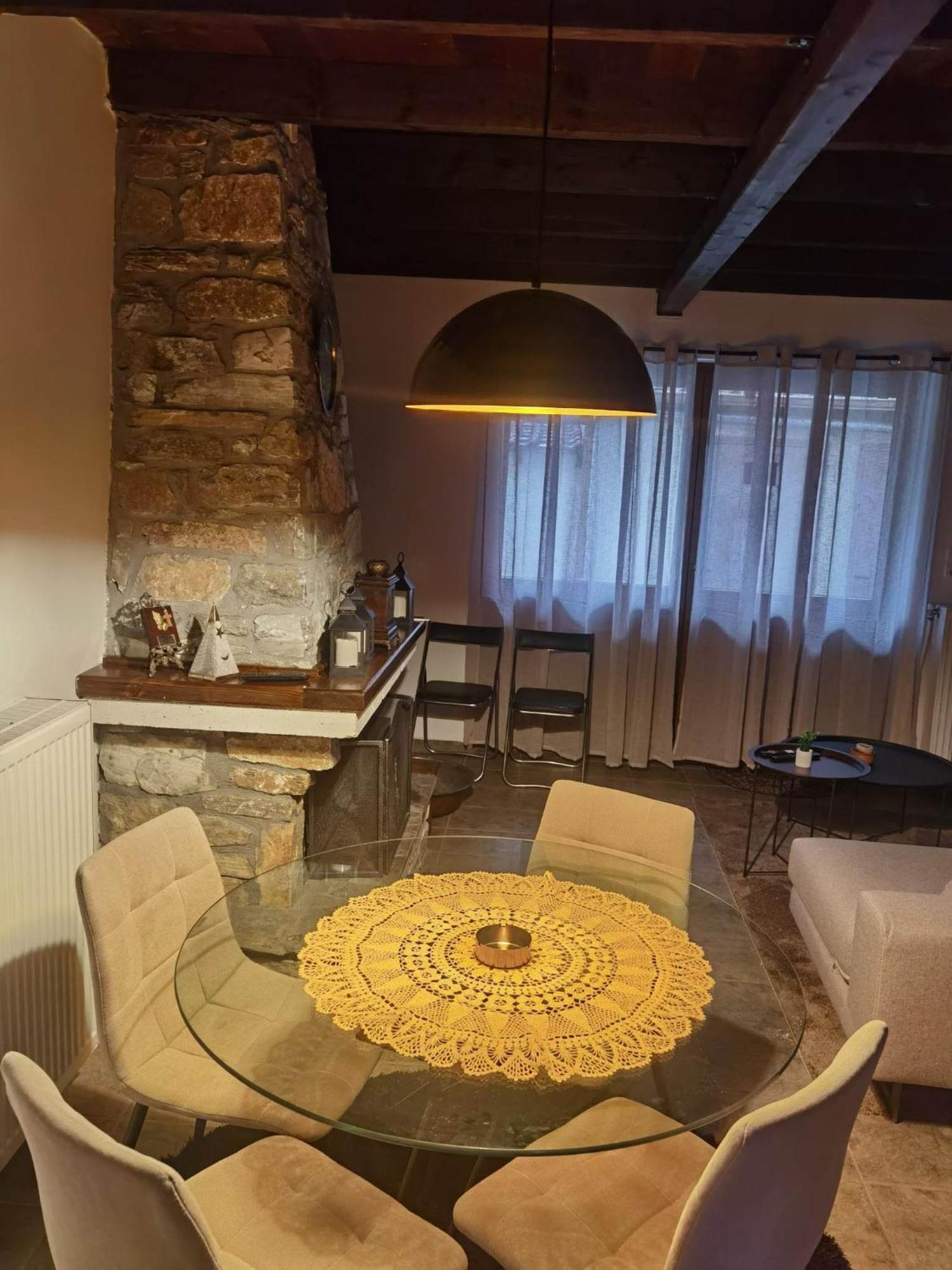 Traditional Stone Cottage In Palio Elatohori Exterior photo